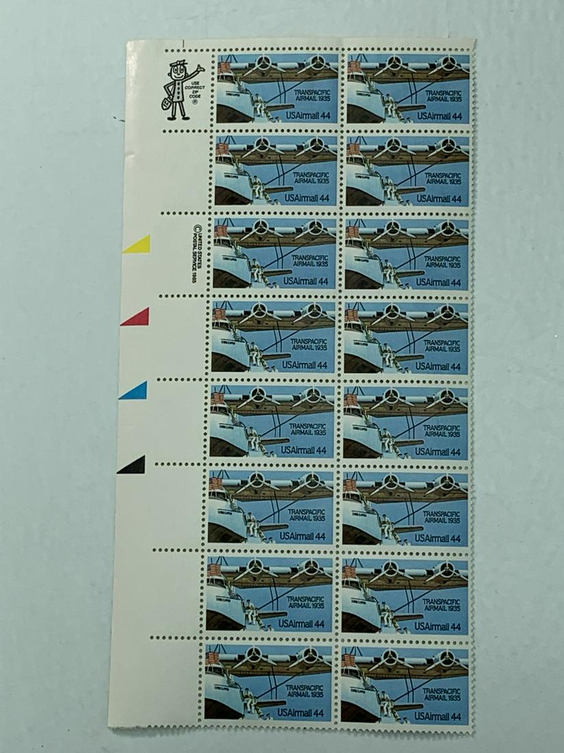 Scott No. C115 1 each MNH Plate Block Set (1 of 2)