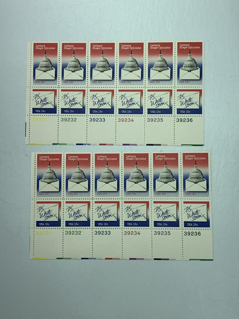 Scott No. 1809 2 each MNH Plate Block (1 of 2)