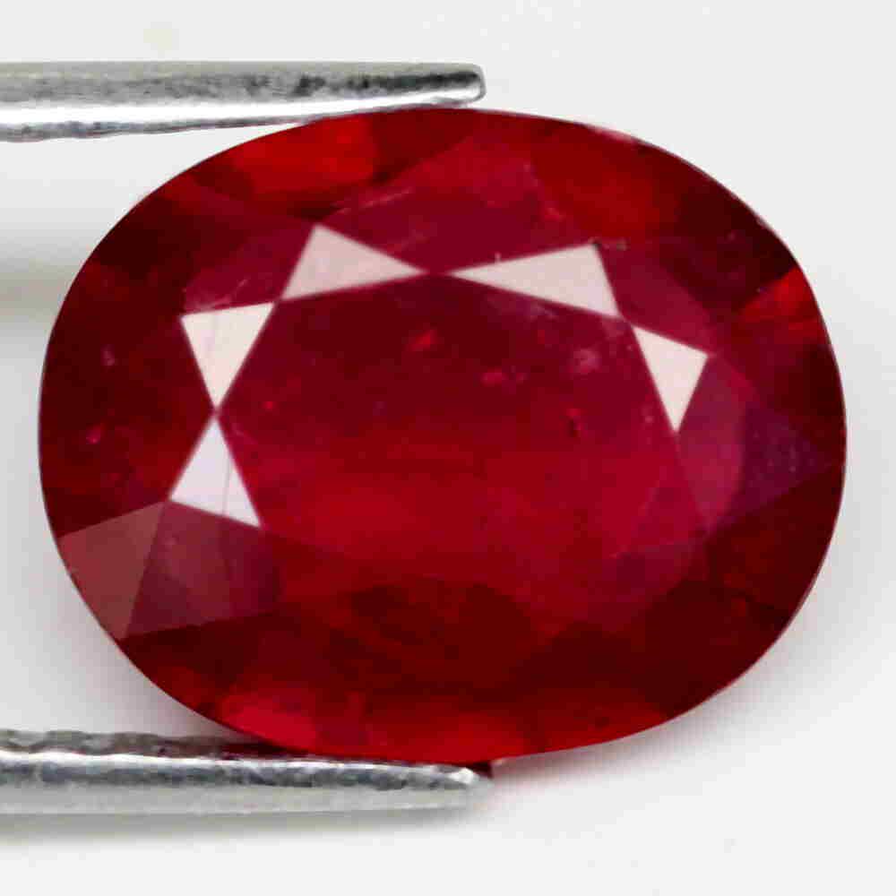 6.38Ct. Ruby Natural Oval Top Blood Red (1 of 3)