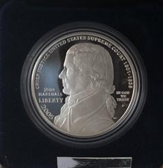 2005 Chief Justice John Marshall Silver Dollar: Title: 2005 Chief Justice John Marshall Silver Dollar Date/Period: 2005 Material: Silver Description: We have 3 available! The 2005 Chief Justice John Marshall Silver Dollar was issued for the 250th a
