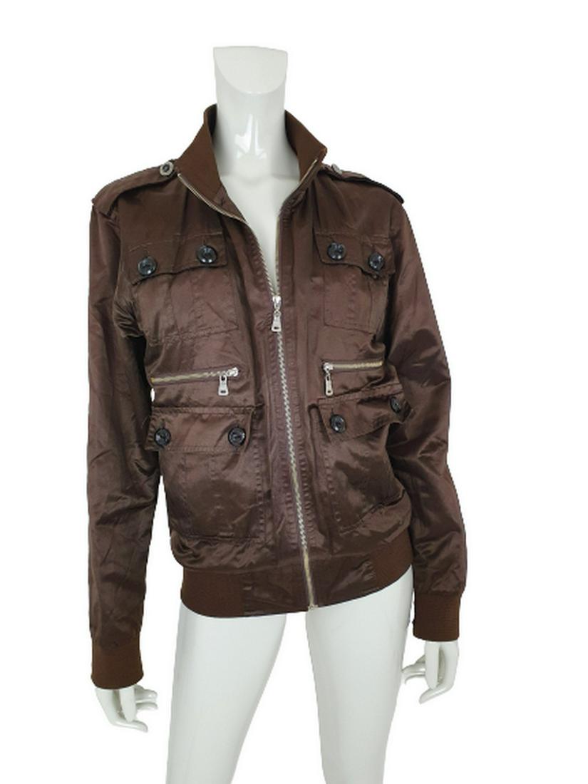 Dolce Gabbana: No Reserve! Title: Dolce Gabbana Date/Period: 1990-2000 Dimension: Length 64cmArmpit to armpit 66cmSleeve 55cm Material: Cotton Additional Information: Exclusieve vintage Dolce Gabbana shiny brown jac