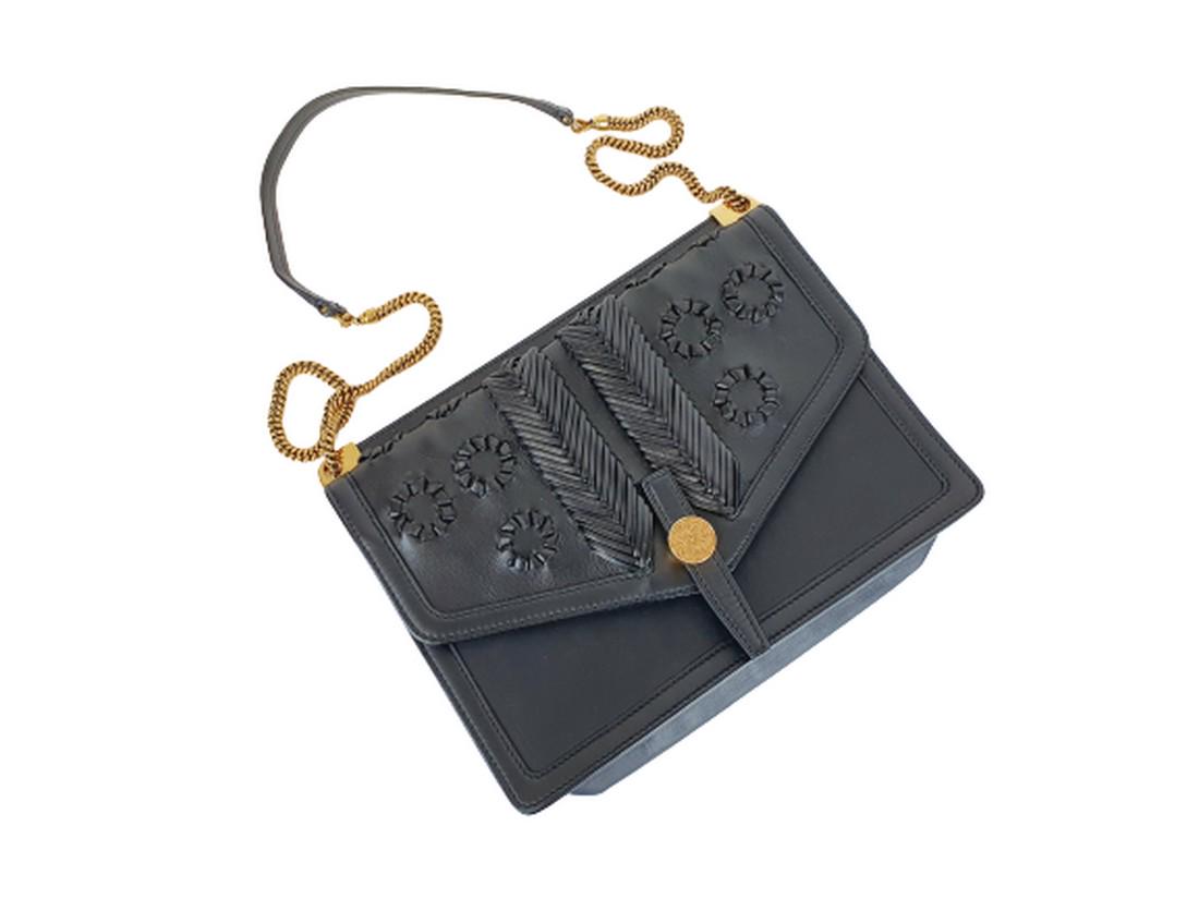 Rena Lange handbag: No Reserve! Title: Rena Lange handbag Date/Period: 2000-2010 Dimension: Height 20cmWidth 26cmDepth 7cm Material: Leather Additional Information: Exclusive Rena Lange leather handbag Black soft leather