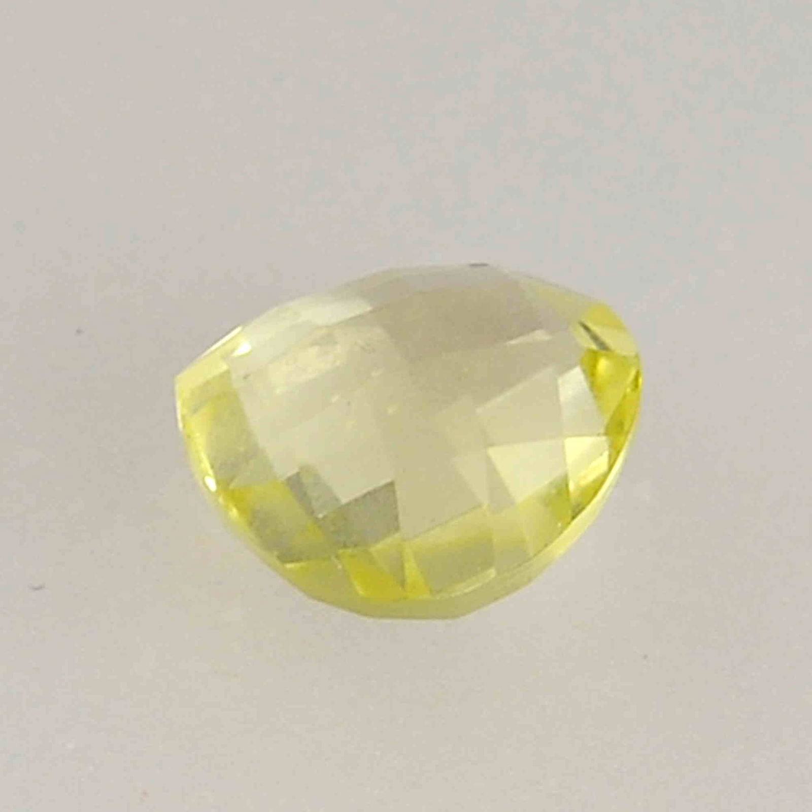 2.55 Carat Yellow Color Natural Heart Lemon Quartz (1 of 3)