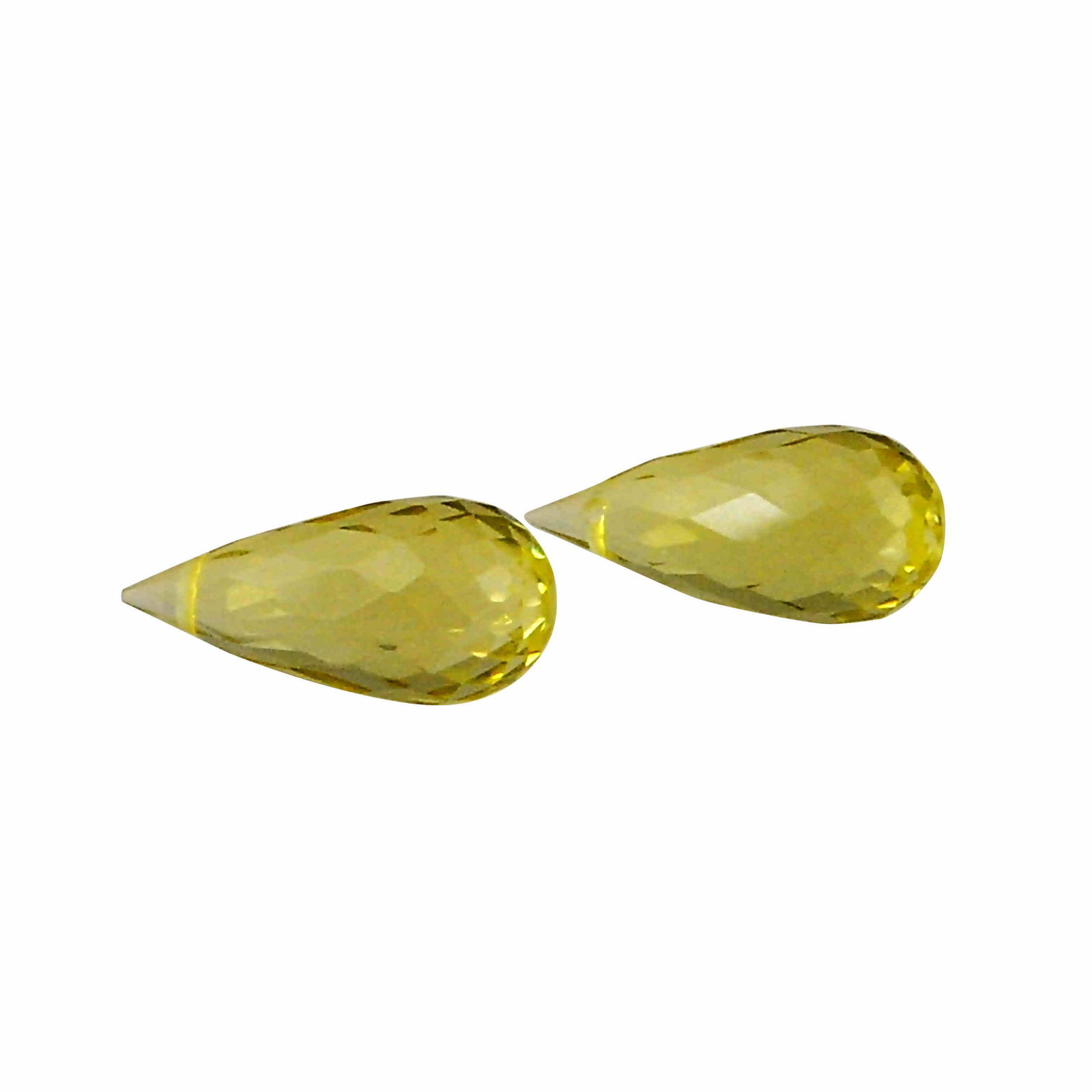 6.2 Carat Yellow Color Natural Drops Lemon Quartz Loose: No Reserve! Title: 6.2 Carat Yellow Color Natural Drops Lemon Quartz Loose Gemstone 2 Pieces Brand: Gems Trading Center Gemstones: Lemon Quartz Carat Weights: 6.2 Size/Dimensions: 6H x 6W x 14L mm Shi