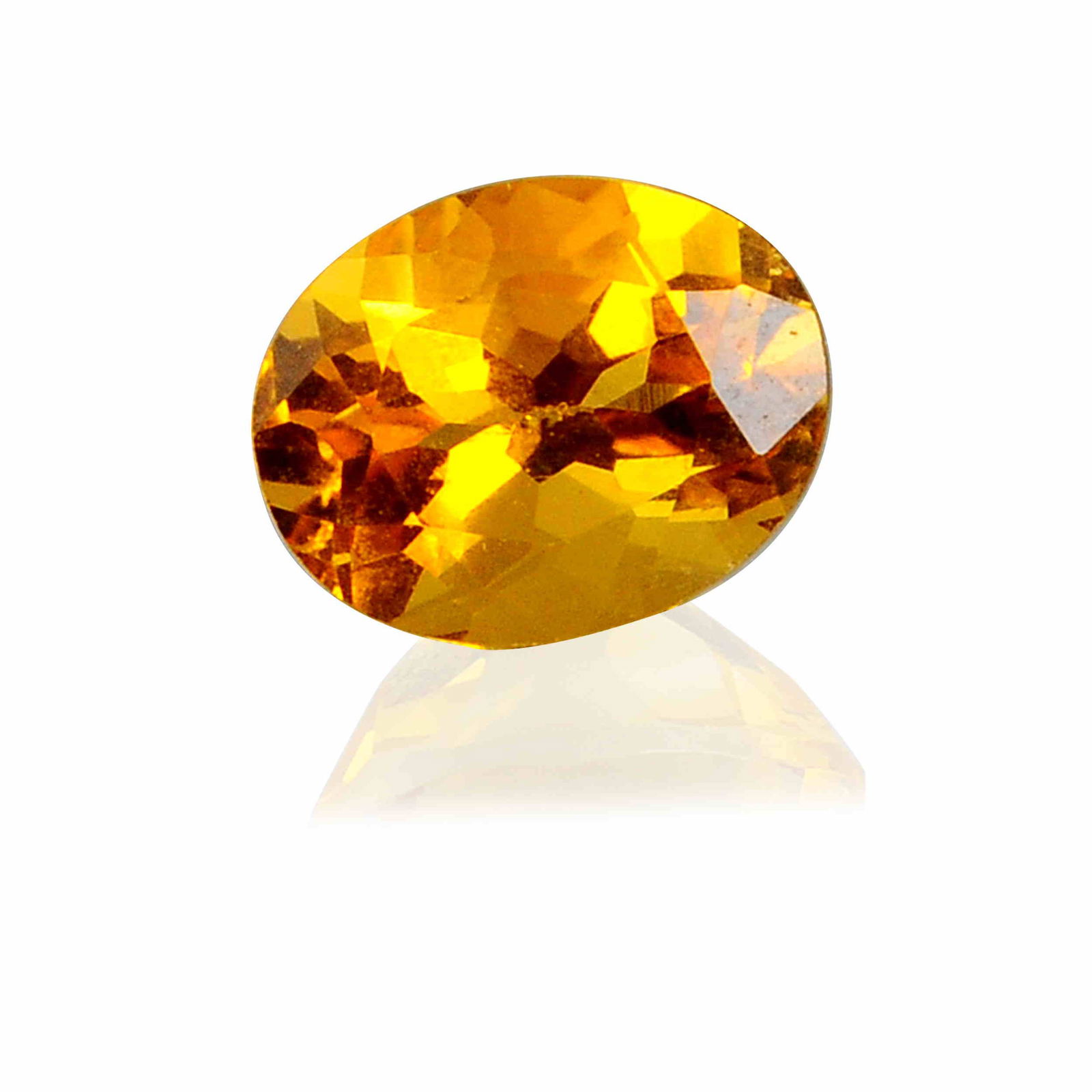 2.55 Carat Yellow Color Natural Oval Citrine Loose (1 of 3)