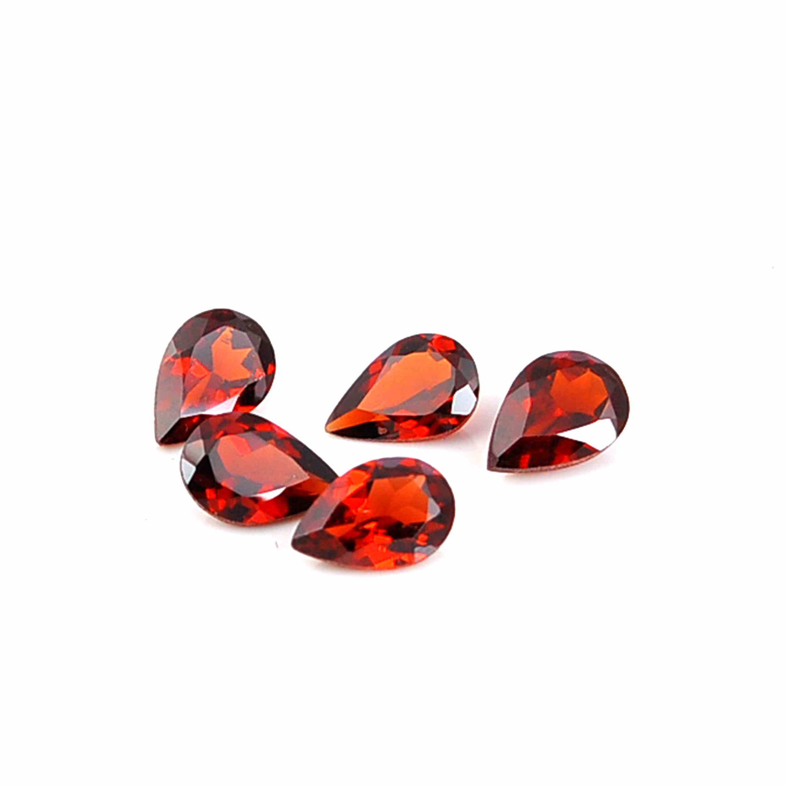 2.55 Carat Red Color Natural Pear Garnet Loose Gemstone (1 of 3)