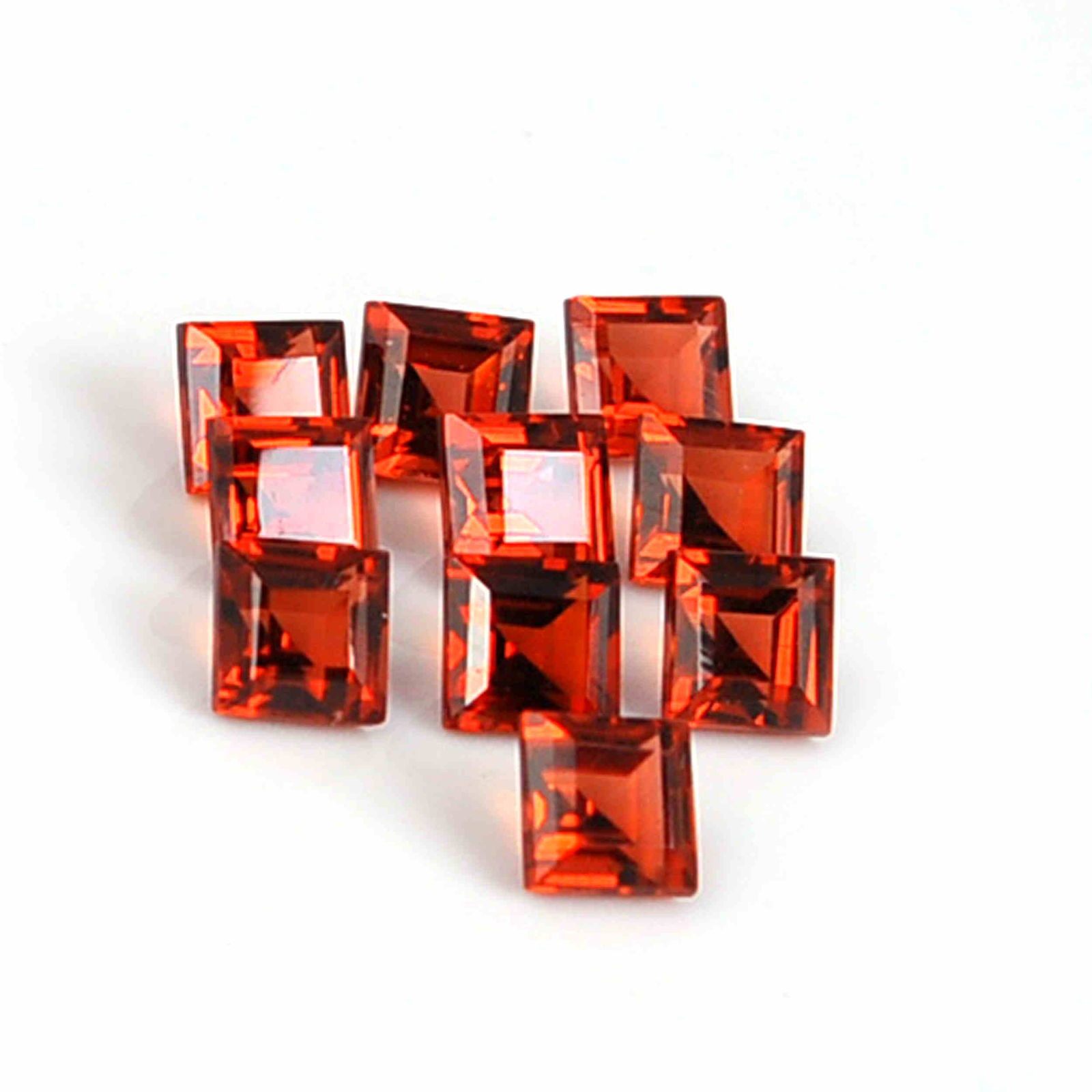 2.08 Carat Red Color Natural Square Garnet Loose: No Reserve! Title: 2.08 Carat Red Color Natural Square Garnet Loose Gemstone 5 Pieces Brand: Gems Trading Center Gemstones: Garnet Carat Weights: 2.08 Size/Dimensions: 2H x 3W x 3L mm Shipping: Domest