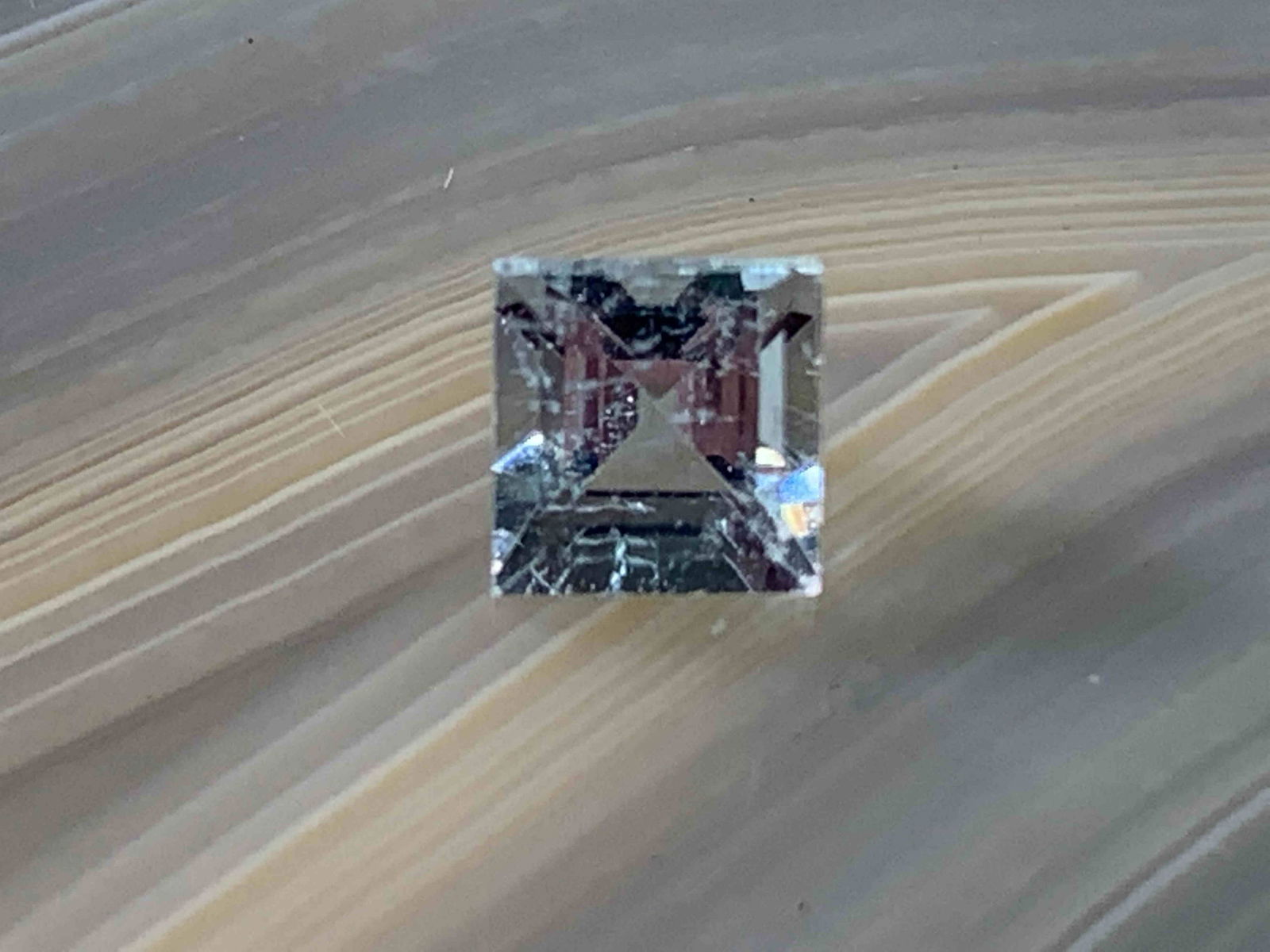 Aquamarine Square .69 Carats Loose Gemstone (1 of 3)