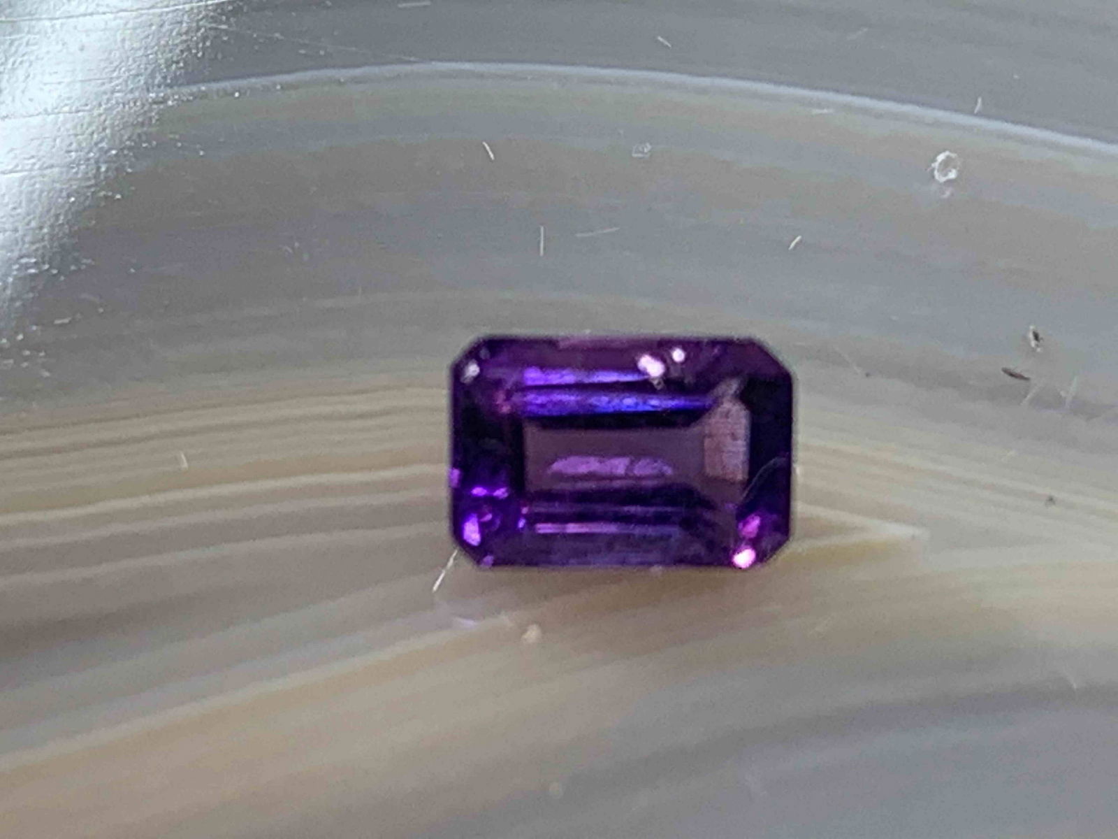 Amethyst Square .57 Carats Loose Gemstone (1 of 3)