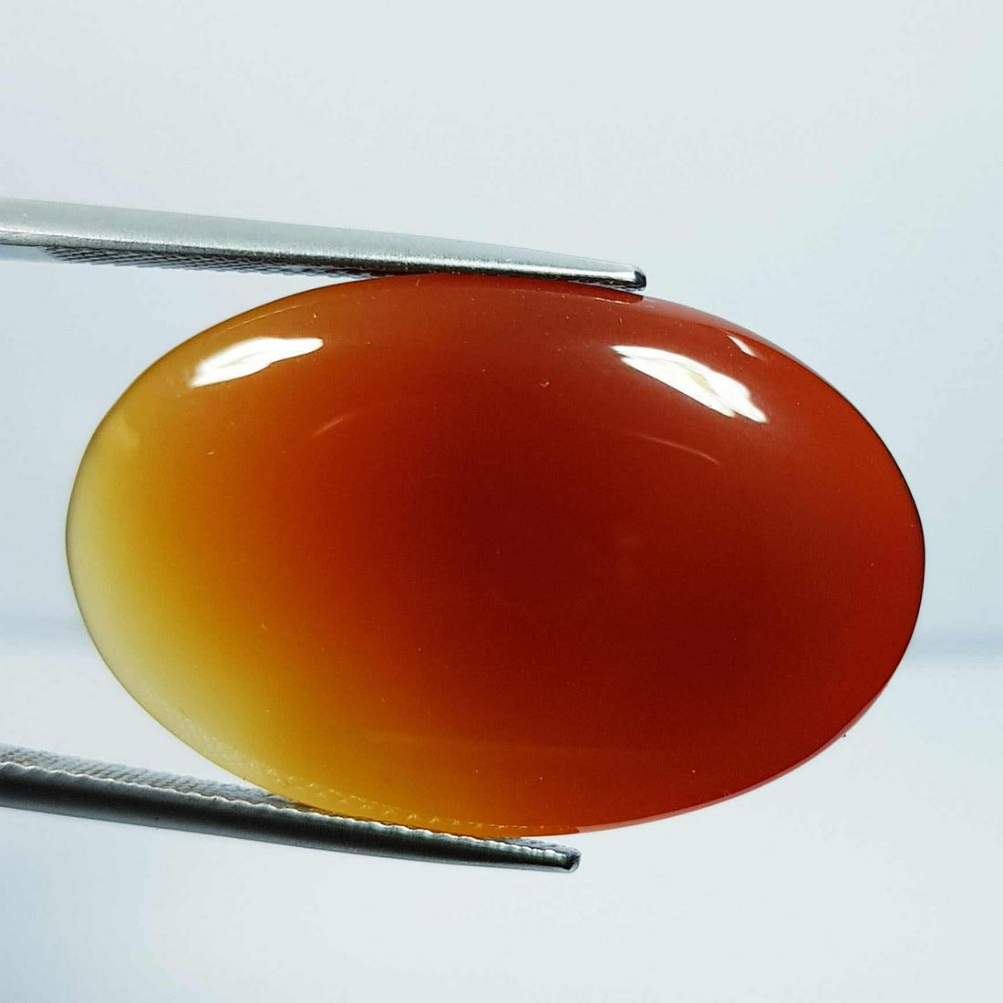 24.98 Ct Natural Brown Agate Oval Cabochon (1 of 4)