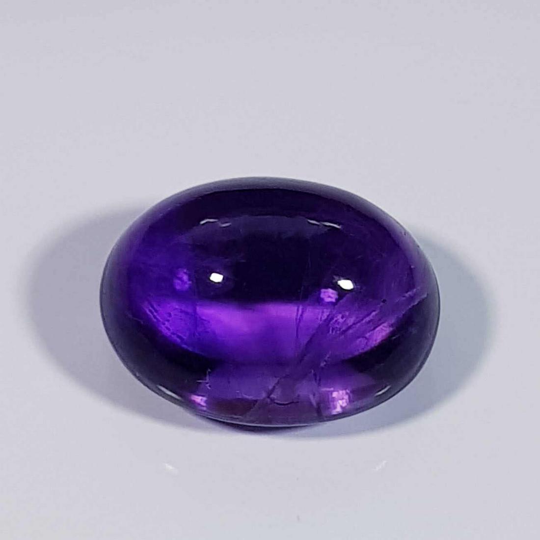 18.85 Ct Natural Amethyst Oval Cabochon (1 of 5)