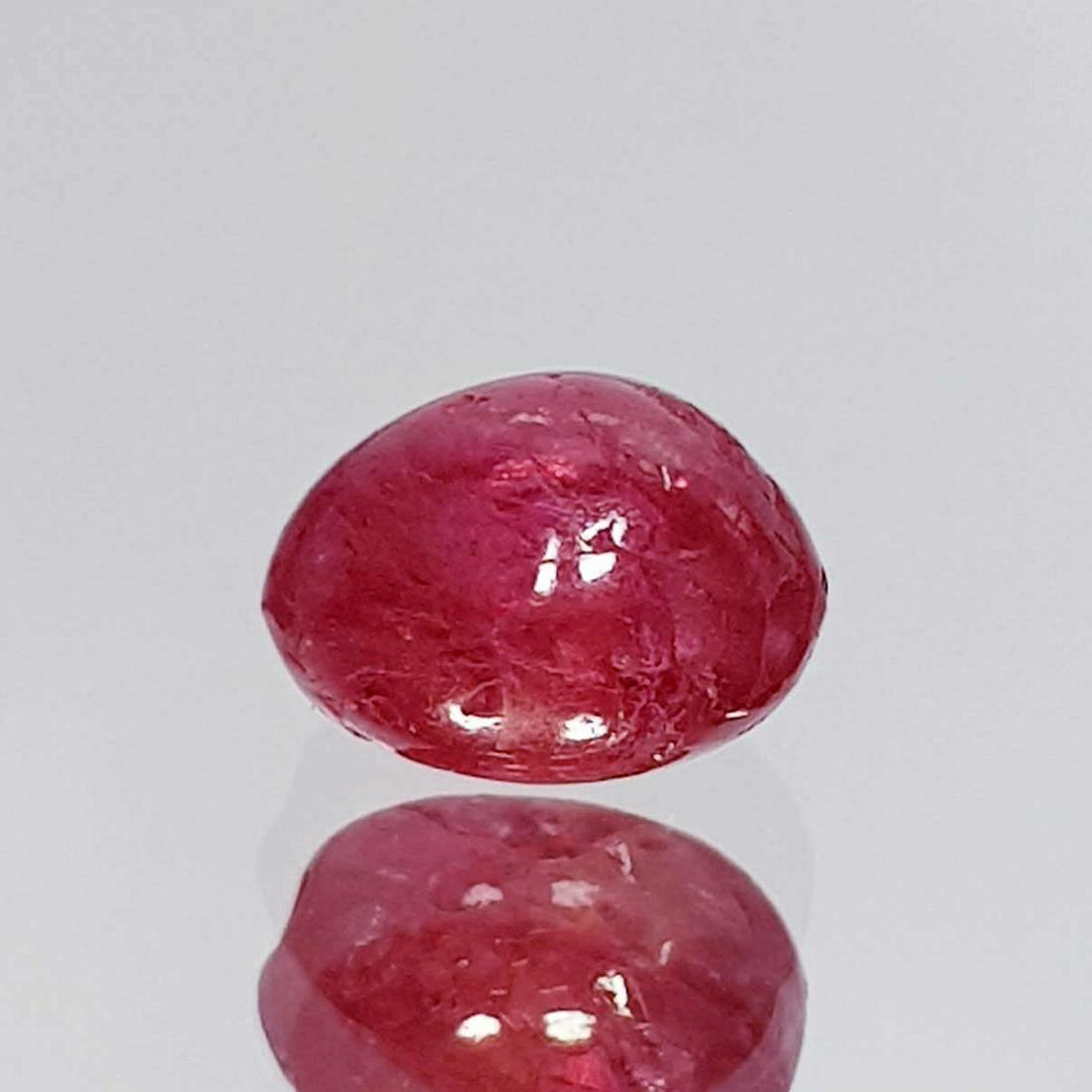 3.48 ct Natural Ruby Round Drilled (1 of 4)