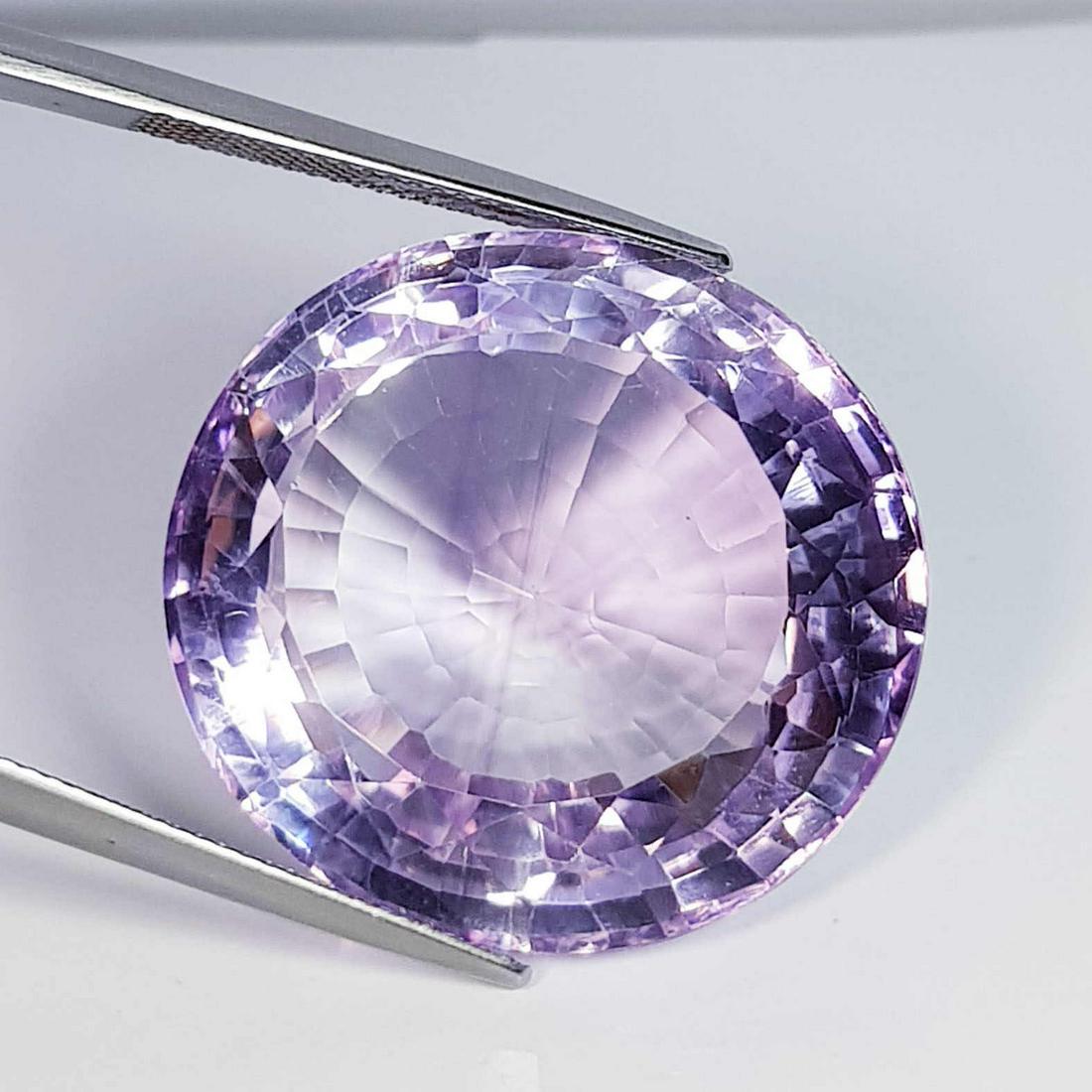 65.02 Ct Natural Amethyst Round Mixed Cut (1 of 5)
