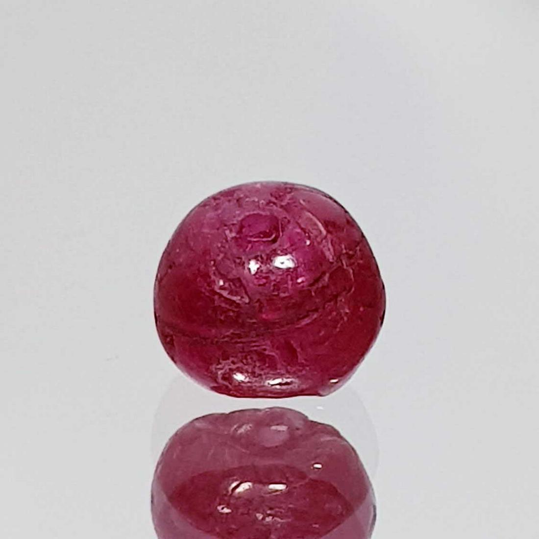 3.17 ct Natural Ruby Round Drilled (1 of 4)
