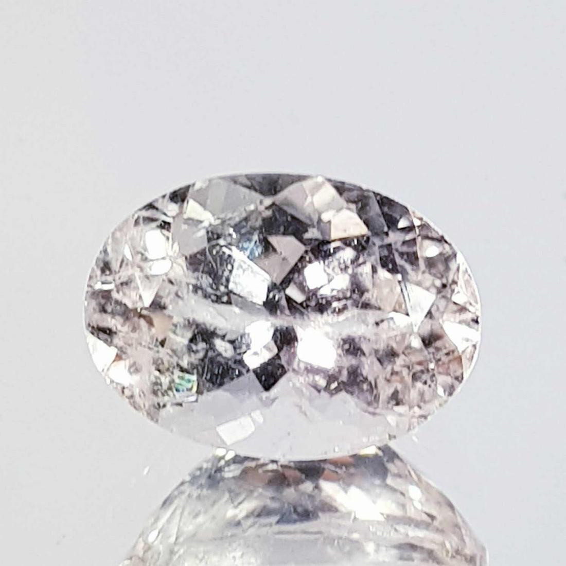 3.99 Ct Natural Morganite Oval Cut (1 of 5)