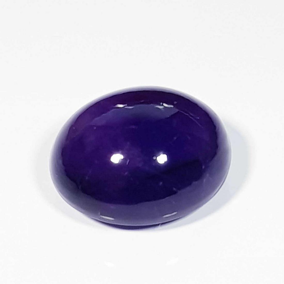18.27 Ct Natural Amethyst Oval Cabochon (1 of 4)
