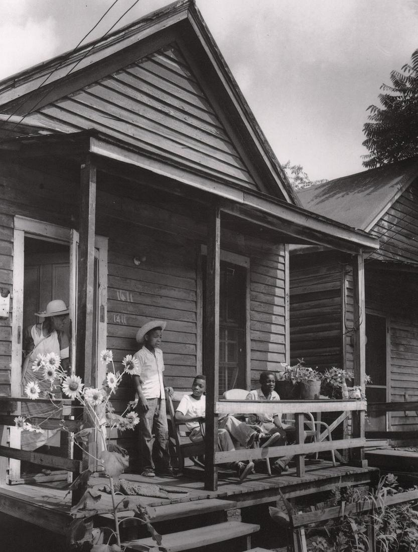 BERENICE ABBOTT- 1411 9th Street, Augusta, Georgia: Artist: BERENICE ABBOT Print Title: 1411 9th Street, Augusta, Georgia Medium: Photo-lithograph Printed in: Japan, 1980’s Image Size: approx. 11 x 8.5” Berenice Abbott (1898 – 1991),was an Americ