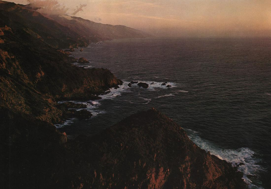 ANSEL ADAMS -  Big Sur Coast at sunset (1 of 1)