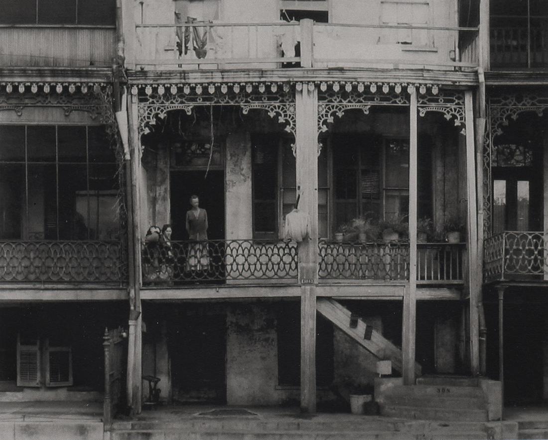 WALKER EVANS - New Orleans, 1935: Artist: WALKER EVANS Print Title: New Orleans, 1935 Printing Date: 2000’s Medium: Photolithograph Printed in: Germany Image Size: 4 x 5” Walker Evans(1903–1975) was one of the most of the most i