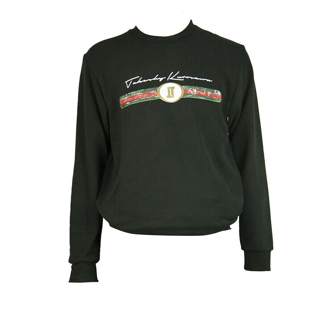 Takeshy Kurosawa Black Cotton Sweatshirt Logo Mens Top: Takeshy Kurosawa Black Cotton Sweatshirt Logo Mens Top size L Everyday comfort and style with this beautiful Takeshy Kurosawa top that features black color with logo, long sleeves and excellent qualit