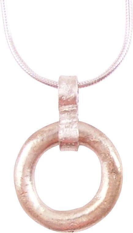 VIKING PROTECTIVE BROOCH NECKLACE, 9-10 C. AD: Worn in numbers on the surface of the jerkin, these small metal brooches provided a measure of protection against sword cuts and, in fact, were a form of armor. See current Public Television programmi