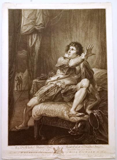 1790 Engraving Shakespeare Richard III (1 of 3)