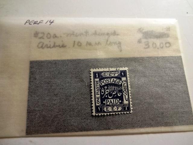 Collection of Palestine Stamps (1 of 5)