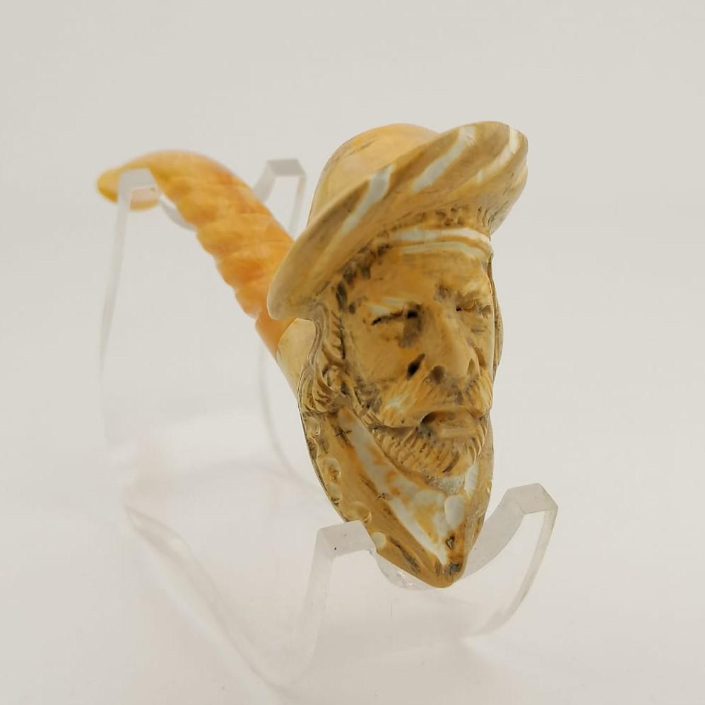 Scotch Soldier,Hand carved Meerschaum Cigarette Holder (1 of 9)