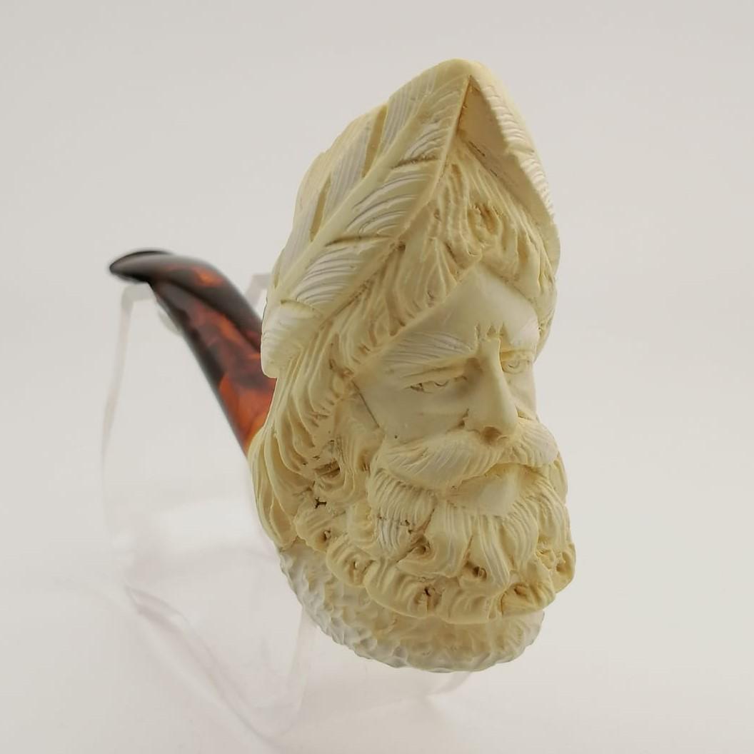 Sultan (King),Hand carved Meerschaum Pipe (1 of 9)