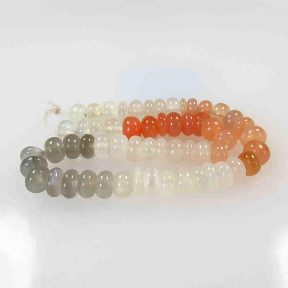 20.13 Ctw Natural 57 Drilled Moonstone Round Beads: No Reserve! Title: 20.13 Ctw Natural 57 Drilled Moonstone Round Beads Stone Clarity: Opaque Gemstones: Moonstone Beads Size/Dimensions: 20.13 Carat Weights: 4.50 - 4.70 mm / 57 PC's Additional Informa