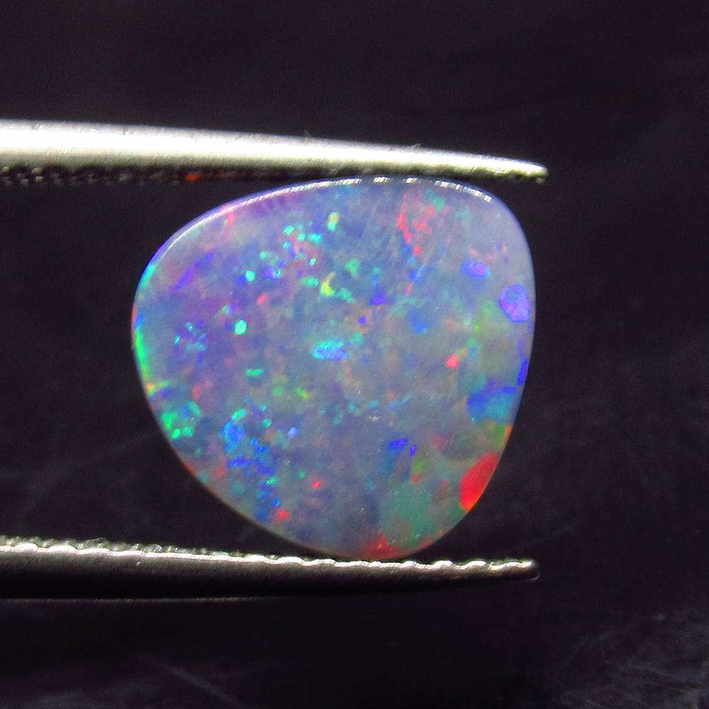 3.40 Ct Natural Australian Doublet Opal Pear Cabochon (1 of 2)
