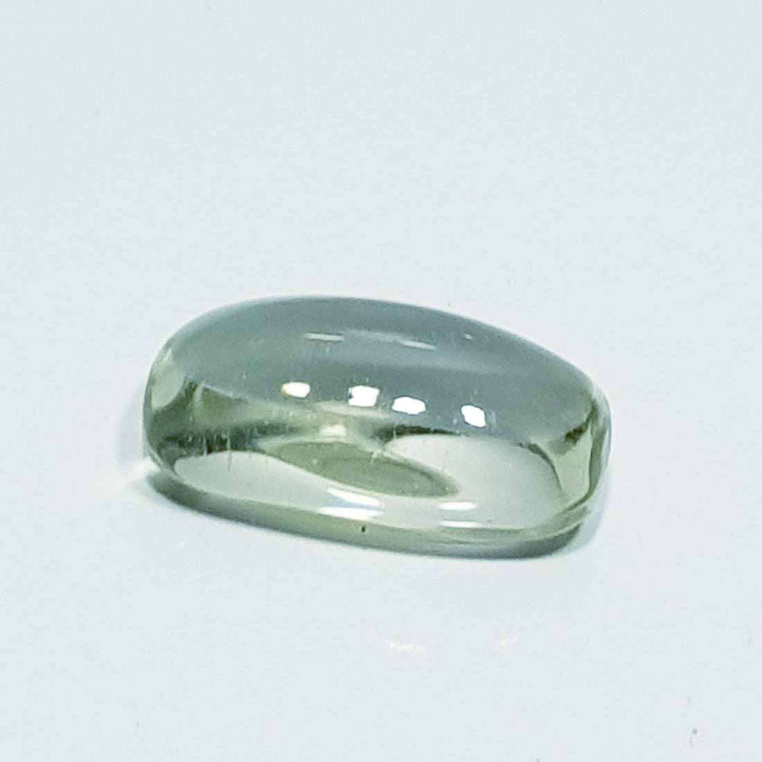 5.32 ct Natural Green Amethyst Rectangle Cabochon (1 of 4)