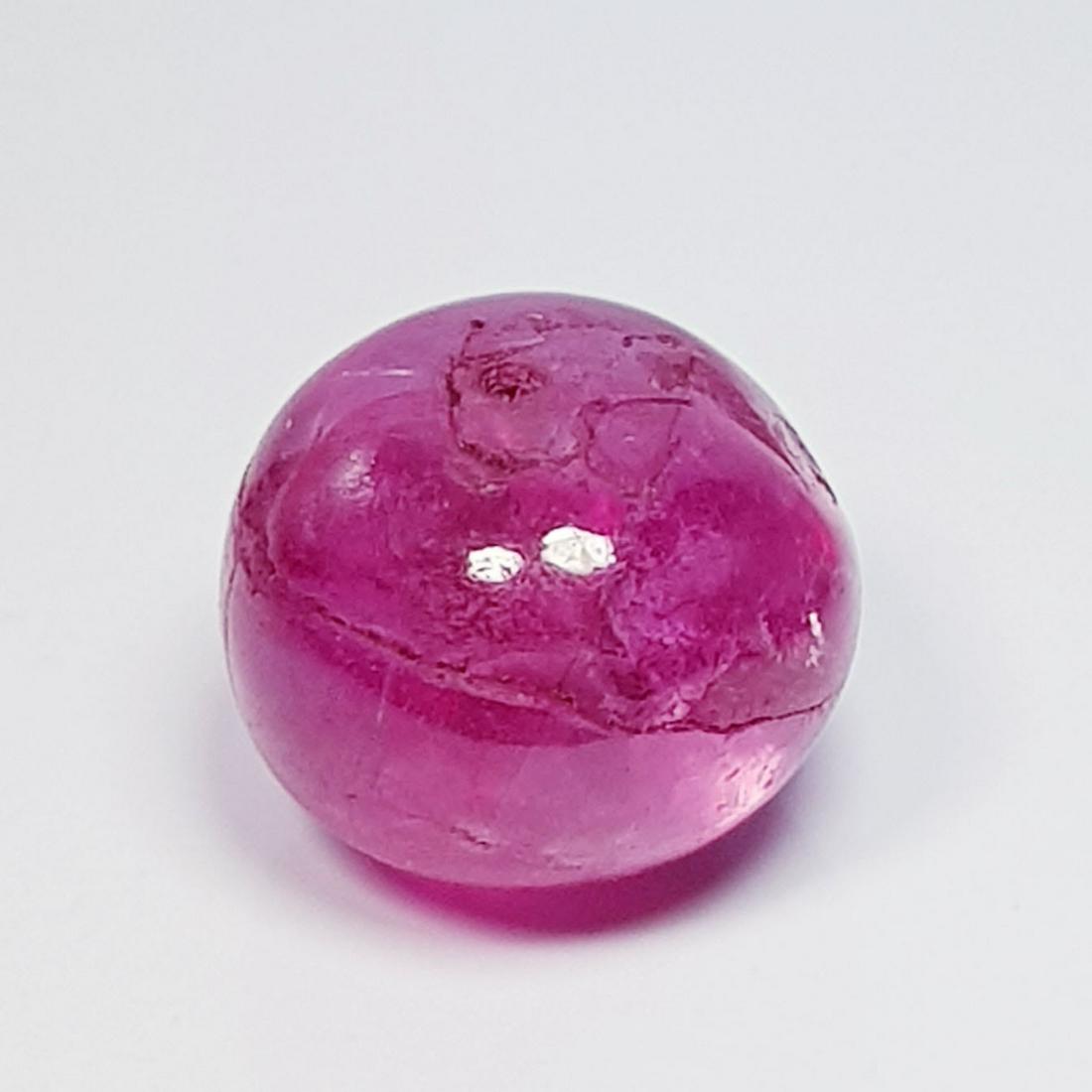 8.12 ct Natural Ruby Round Drilled (1 of 5)