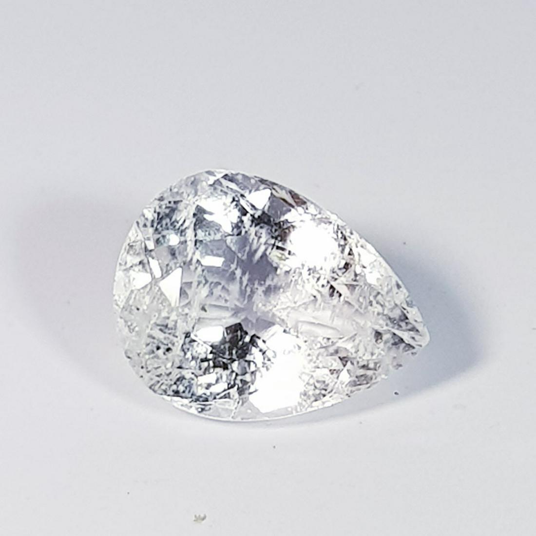 5.09 ct Natural Morganite Pear Cut: No Reserve! Title: 5.09 ct Natural Morganite Pear Cut Color/Clarity: SI Carat Weight: 5.09 Dimensions: 12.80 x 9.80 x 7.12 Additional Information: Pear / Brazil Shipping: Domestic: Flat-rate of $7.0