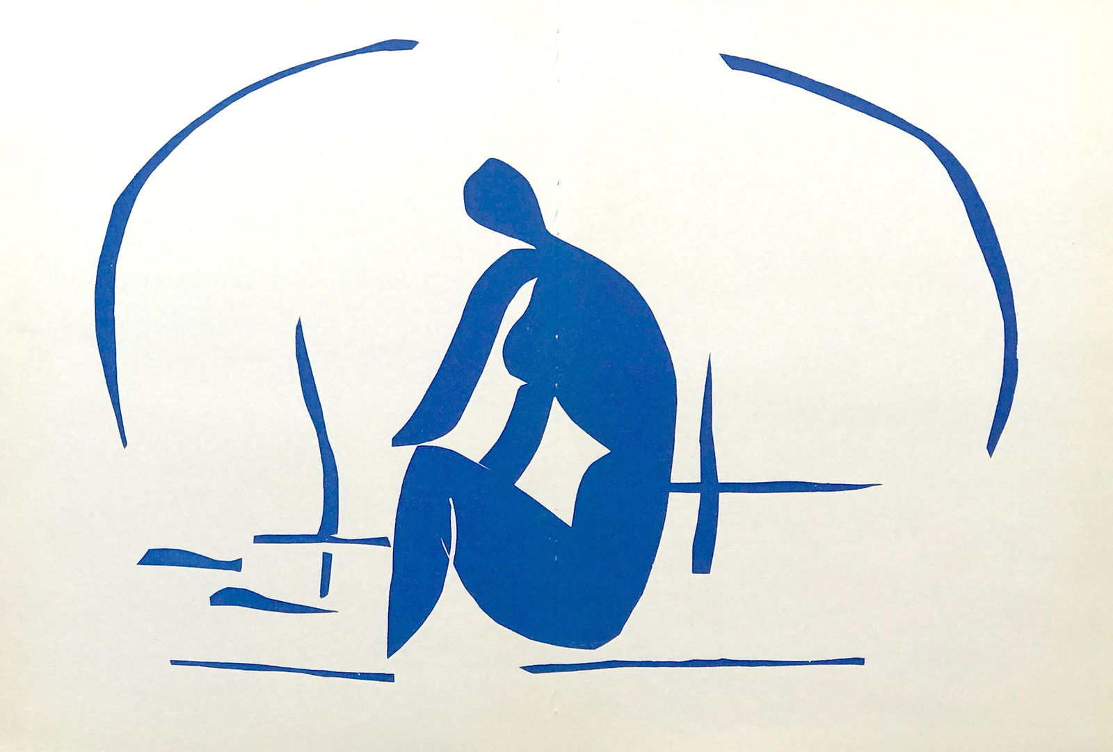 Henri Matisse lithograph "Baigneuse dans les roseaux" (1 of 1)