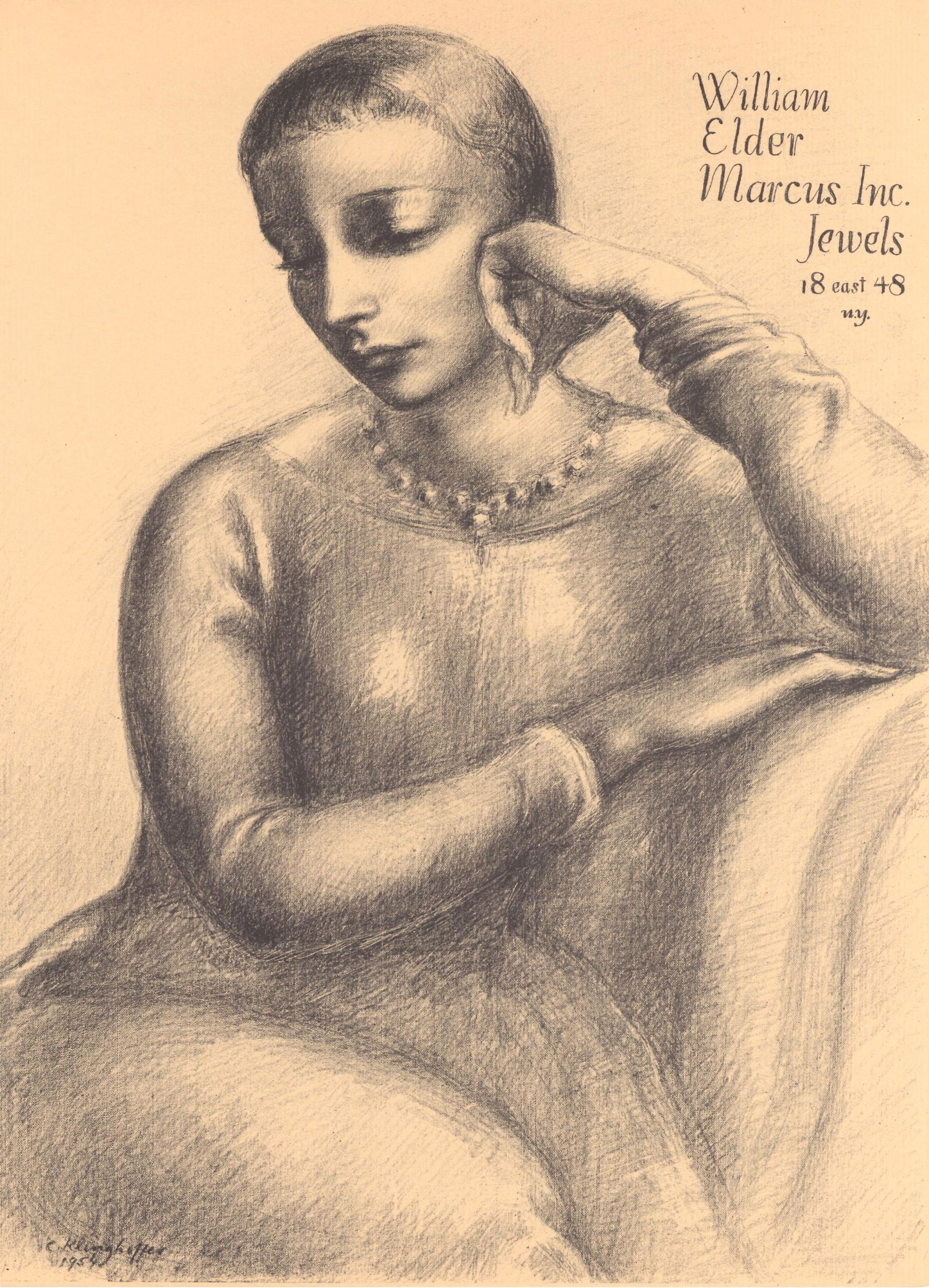 Clara Klinghoffer original lithograph (1 of 1)