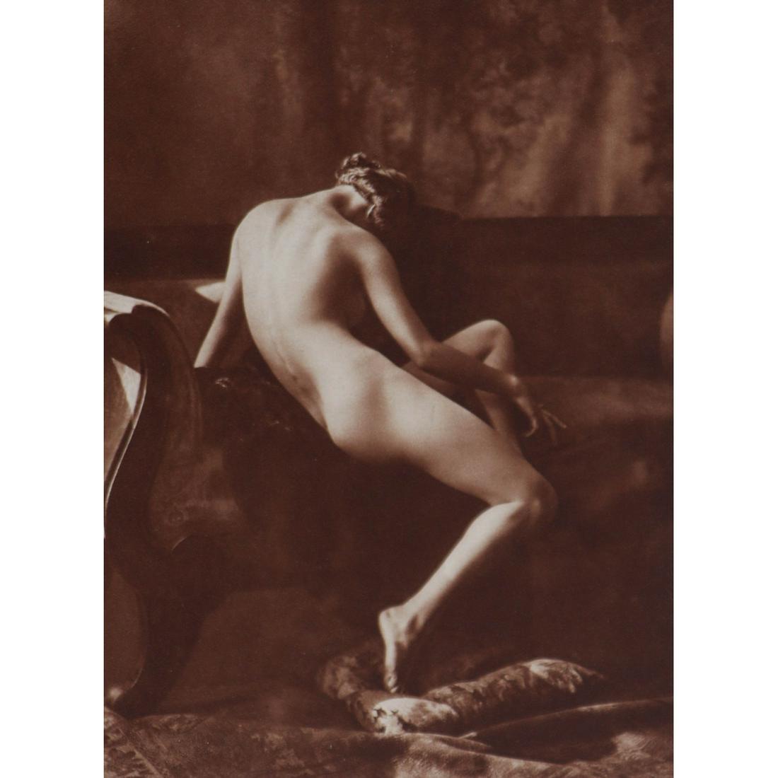 FRANZ GRAINER - Bavarian Woman, Nude: Artist: FRANZ GRAINER Print Title: Bavarian Woman, Nude Medium: Sheet-fed Gravure Printing Date: 1920's Printed in Germany Image size approx. 8.5 x 6 inches Franz Grainer (1871-1948) was a Bavarian ph