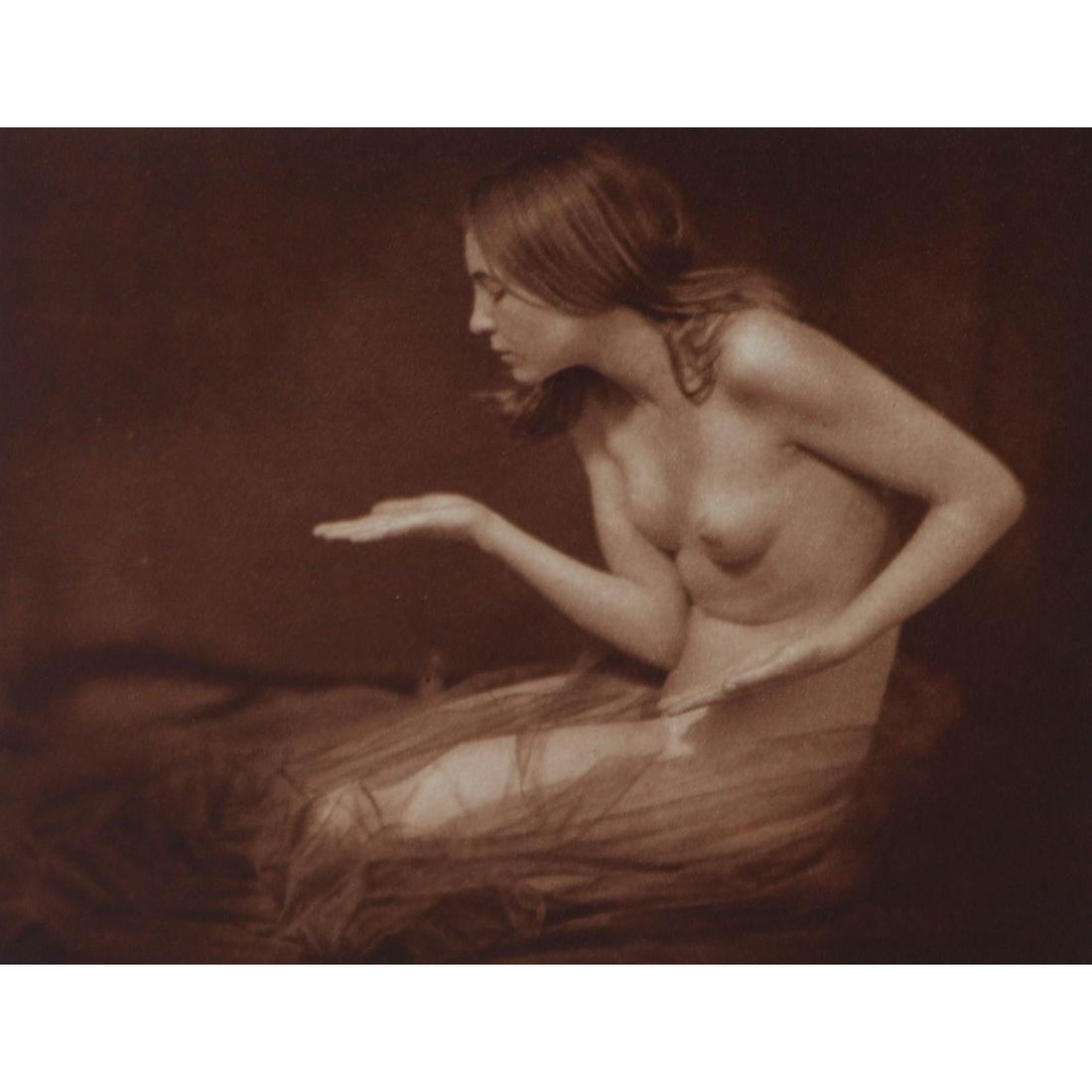 GERMAINE KRULL - German Woman, Nude: Artist: GERMAINE KRULL Print Title: German Woman, Nude Medium: Sheet-fed Gravure Printing Date: 1920's Printed in Germany Image Size: 7.5 x 5.75 inches Germaine Luise Krull (1897-1985) was a photograp