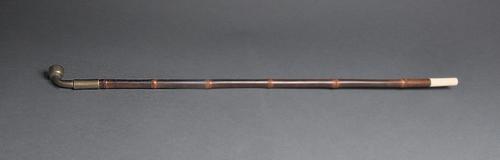 Burmese pipe: Burmese pipe Antique Bronze & Bamboo Tobacco Pipe, Burma From the Karen hill tribe minority of Burma, this pipe consists of a bronze bowl with a bamboo stem. The Karen are mostly found in Burma and Th