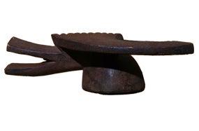Mama bushcow mask - Nigeria: Title: Mama bushcow mask - Nigeria Date/Period: 2st half of 20th C Materials: Wood Dimensions: 40(H) x 27(W) x 12(D) cm. Provenance/Additional Info:These headdresses, or horizontal helmet masks, are a