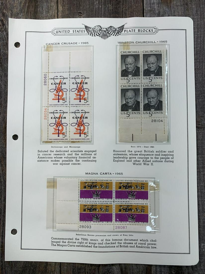 1965 Plate Block Crystal Protected Mounted MNH (1 of 1)