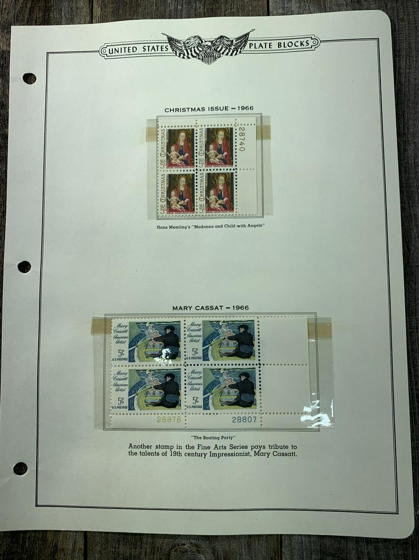 1966 Plate Block Crystal Protected Mounted MNH (1 of 1)