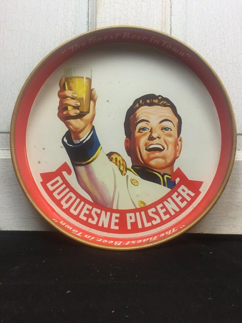 Rare DUQUESNE PILSENER BEER TRAY THE PRINCE OF BEERS (1 of 5)
