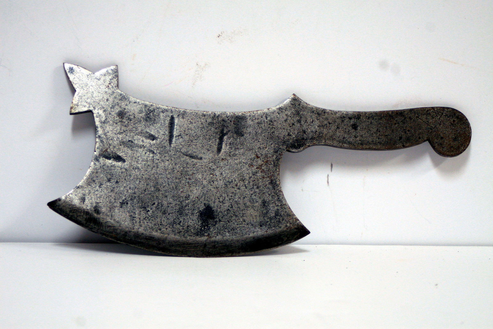 A mid 19th century Dutch iron food chopper in the form (1 of 1)