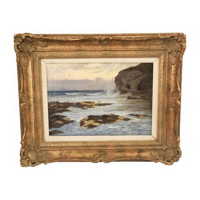 Seascape Painting (Albert Starling 1858-1947) (1 of 5)