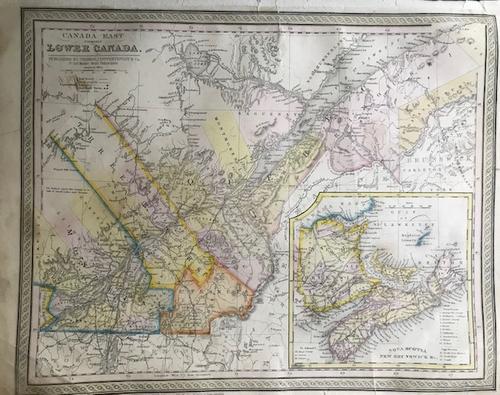 Lower Canada. With large insert of New Brunswick & Nova (1 of 2)