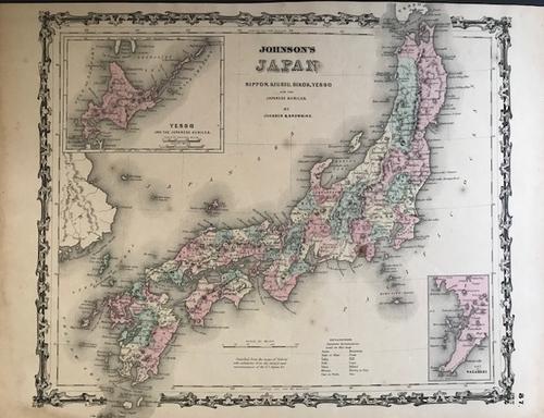 Japan with insert of northern region. By Johnson (1 of 1)