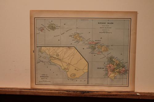 1888 Map of Hawaii (1 of 3)