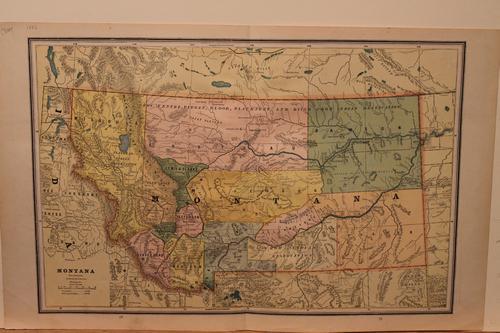 1886 Map of Montana (1 of 3)