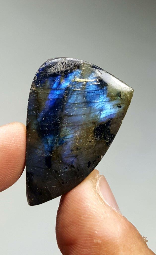 Fire Labradorite Cab - 57.7 Carats - 35X23X9 mm (1 of 3)